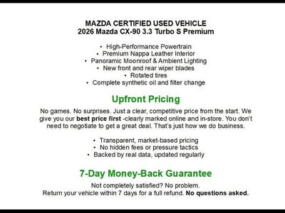 2026 Mazda Mazda CX-90 3.3 Turbo S Premium Sport