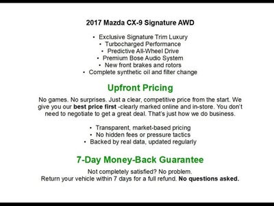 2017 Mazda Mazda CX-9 Signature AWD