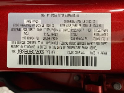 2025 Mazda Mazda CX-5 2.5 S Select AWD