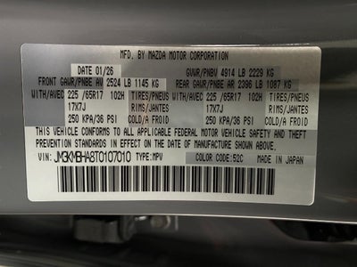 2026 Mazda Mazda CX-5 2.5 S Select AWD