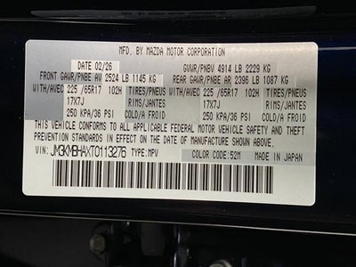 2026 Mazda Mazda CX-5 2.5 S Select AWD