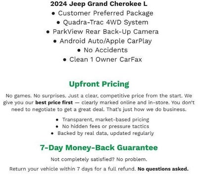 2024 Jeep Grand Cherokee L Laredo X 4x4