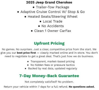2025 Jeep Grand Cherokee L Limited 4x4