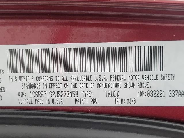 2018 RAM 1500 Big Horn 4x4 Crew Cab 5'7 Box
