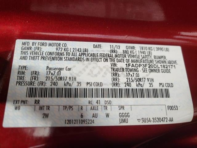 2013 Ford Focus 4dr Sdn SE