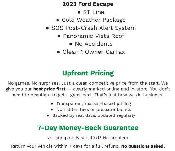 2023 Ford Escape ST-Line AWD