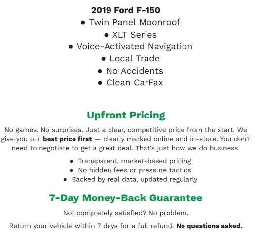 2019 Ford F-150 XLT 4WD SuperCrew 5.5' Box