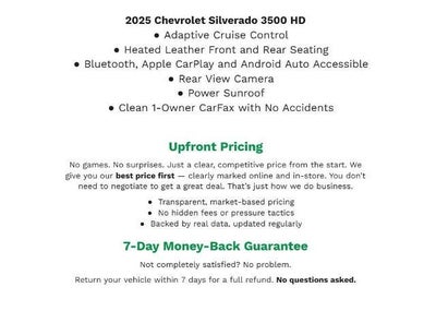 2025 Chevrolet Silverado 3500 HD 4WD Crew Cab 159 High Country