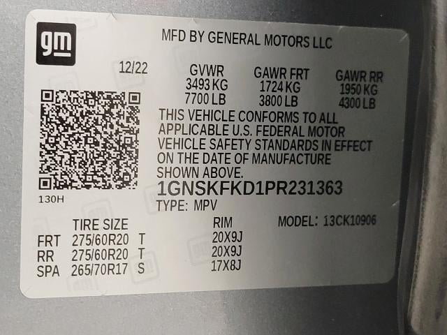 2023 Chevrolet Suburban 4WD 4dr Premier