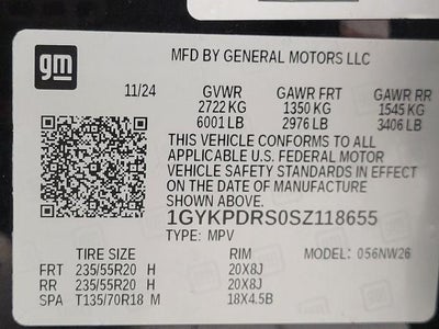 2025 Cadillac XT6 AWD 4dr Premium Luxury