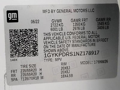 2022 Cadillac XT6 AWD 4dr Premium Luxury