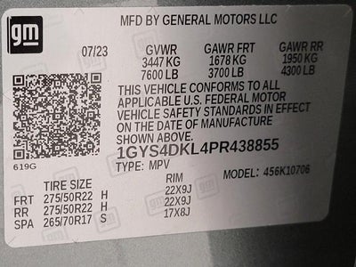 2023 Cadillac Escalade 4WD 4dr Premium Luxury Platinum