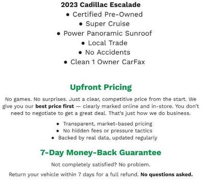 2023 Cadillac Escalade ESV 4WD 4dr Premium Luxury