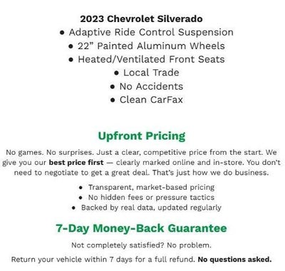 2023 Chevrolet Silverado 1500 4WD Crew Cab 147 High Country
