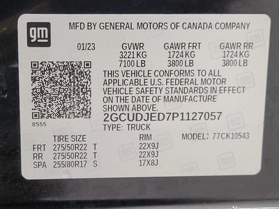 2023 Chevrolet Silverado 1500 4WD Crew Cab 147 High Country
