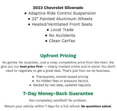 2023 Chevrolet Silverado 1500 4WD Crew Cab 147 High Country