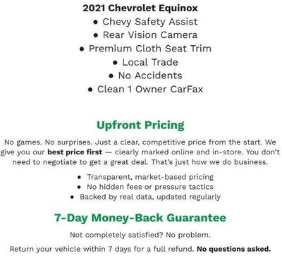 2021 Chevrolet Equinox FWD 4dr LT w/1LT