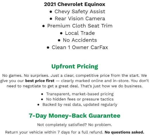 2021 Chevrolet Equinox FWD 4dr LT w/1LT