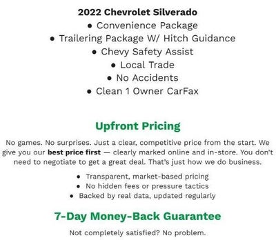 2022 Chevrolet Silverado 1500 4WD Crew Cab 147 LT w/2FL