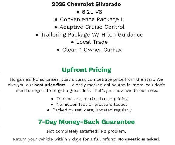 2025 Chevrolet Silverado 1500 4WD Crew Cab 147 LT Trail Boss