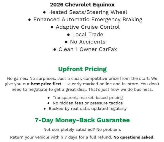 2026 Chevrolet Equinox AWD 4dr LT w/2LT