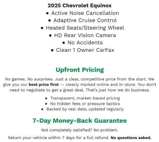 2025 Chevrolet Equinox AWD 4dr LT w/2LT