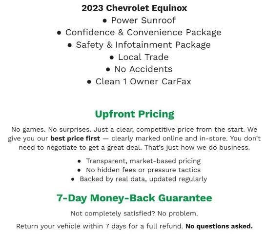 2023 Chevrolet Equinox AWD 4dr LT w/1LT