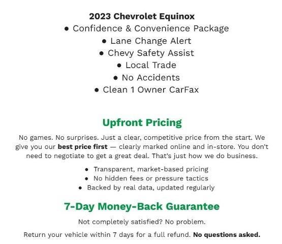 2023 Chevrolet Equinox AWD 4dr LT w/1LT