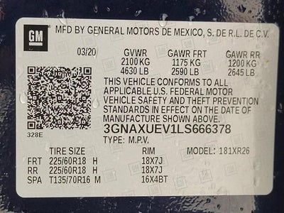 2020 Chevrolet Equinox AWD 4dr LT w/1LT