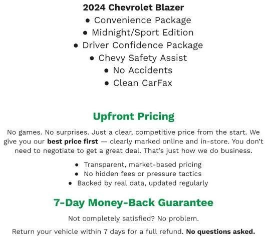 2024 Chevrolet Blazer AWD 4dr LT w/2LT