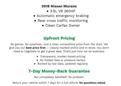 2018 Nissan Murano AWD Platinum