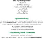 2015 Toyota Highlander AWD 4dr V6 Limited