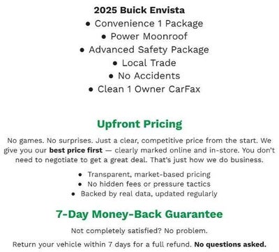 2025 Buick Envista FWD 4dr Sport Touring