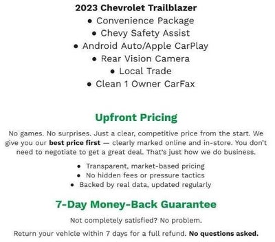 2023 Chevrolet Trailblazer FWD 4dr LT