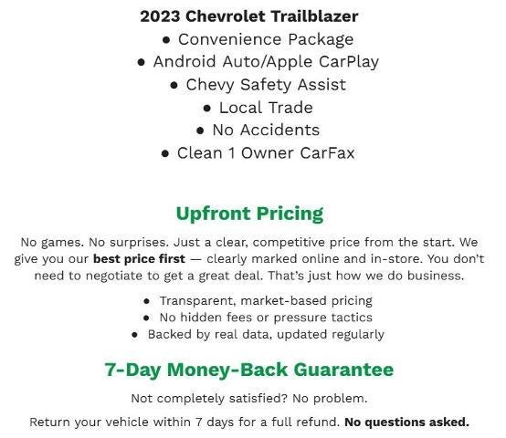 2023 Chevrolet Trailblazer FWD 4dr LT