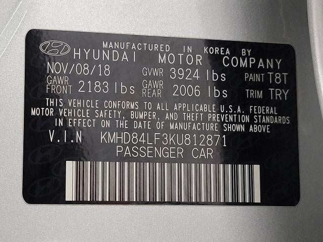 2019 Hyundai Elantra SEL Auto