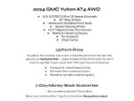 2024 GMC Yukon 4WD 4dr AT4