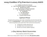 2025 Cadillac XT5 AWD 4dr Premium Luxury