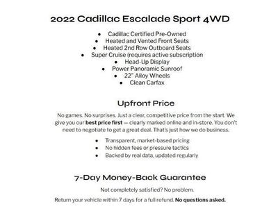 2022 Cadillac Escalade 4WD 4dr Sport