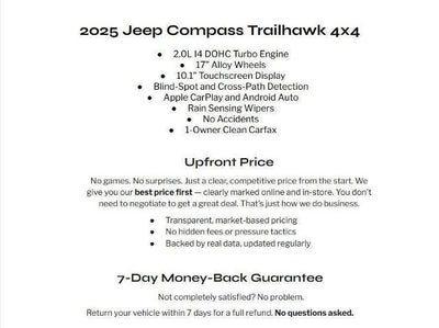 2025 Jeep Compass Trailhawk 4x4