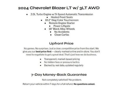 2024 Chevrolet Blazer AWD 4dr LT w/3LT