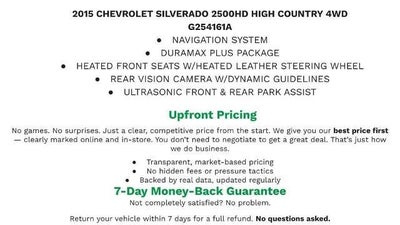 2015 Chevrolet Silverado 2500 HD High Country