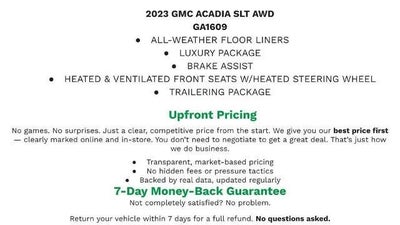 2023 GMC Acadia SLT