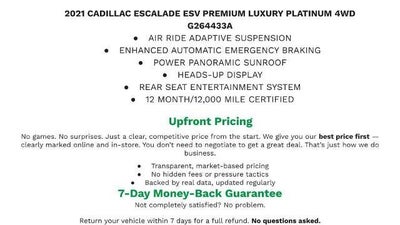 2021 Cadillac Escalade ESV Premium Luxury Platinum