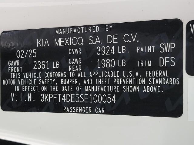 2025 Kia K4 LXS