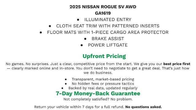 2025 Nissan Rogue SV