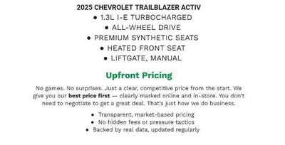 2025 Chevrolet Trailblazer ACTIV