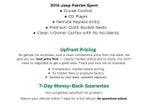2014 Jeep Patriot FWD 4dr Sport