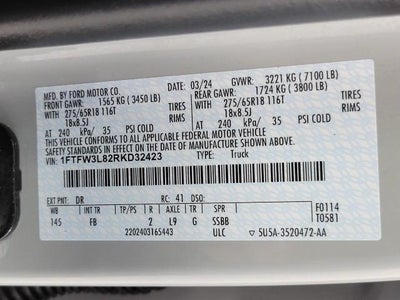 2024 Ford F-150 XLT 4WD SuperCrew 5.5' Box