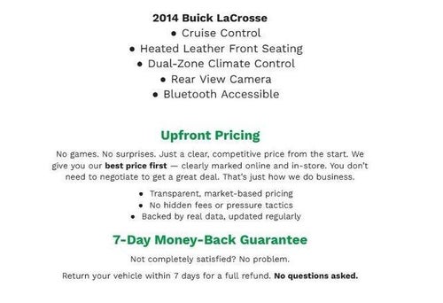 2014 Buick LaCrosse 4dr Sdn Leather FWD